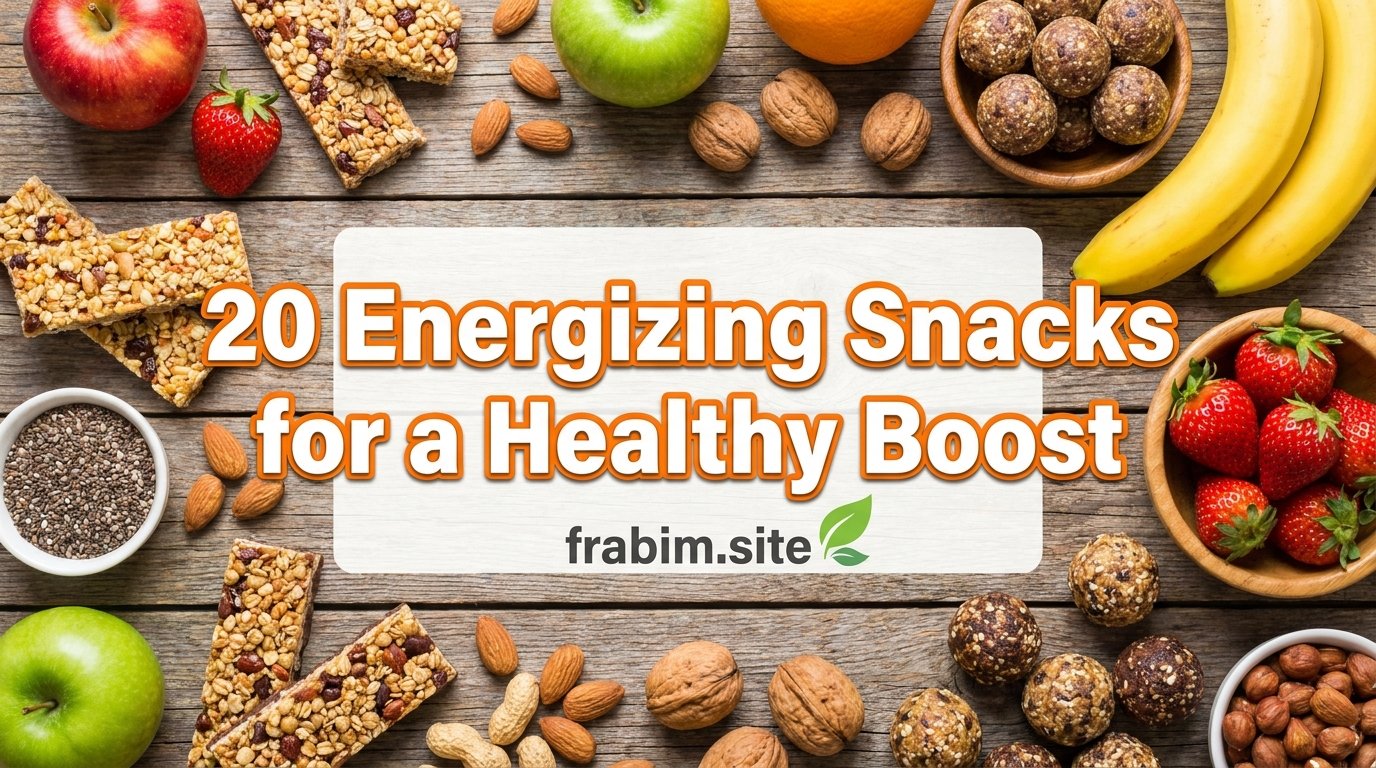 20 Energizing Snacks for a Healthy Boost