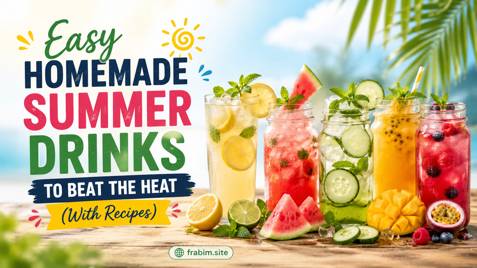 Easy Homemade Summer Drinks to Beat the Heat (With Recipes)