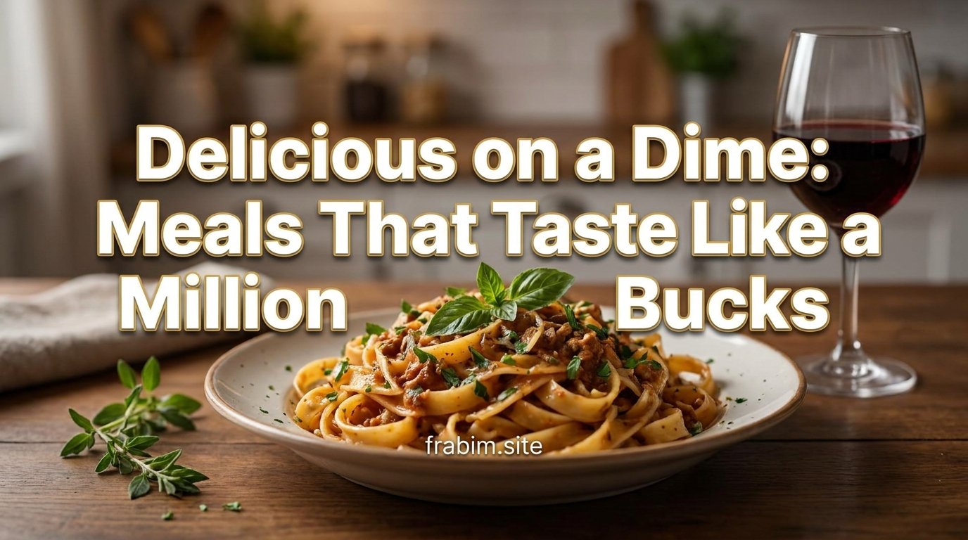 Delicious on a Dime: Meals That Taste Like a Million Bucks