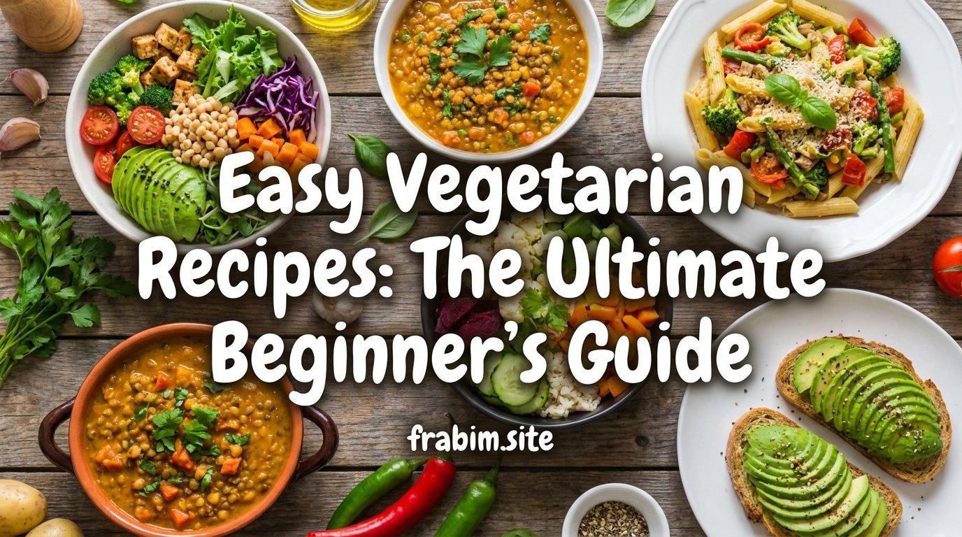 Easy Vegetarian Recipes: The Ultimate Beginner's Guide