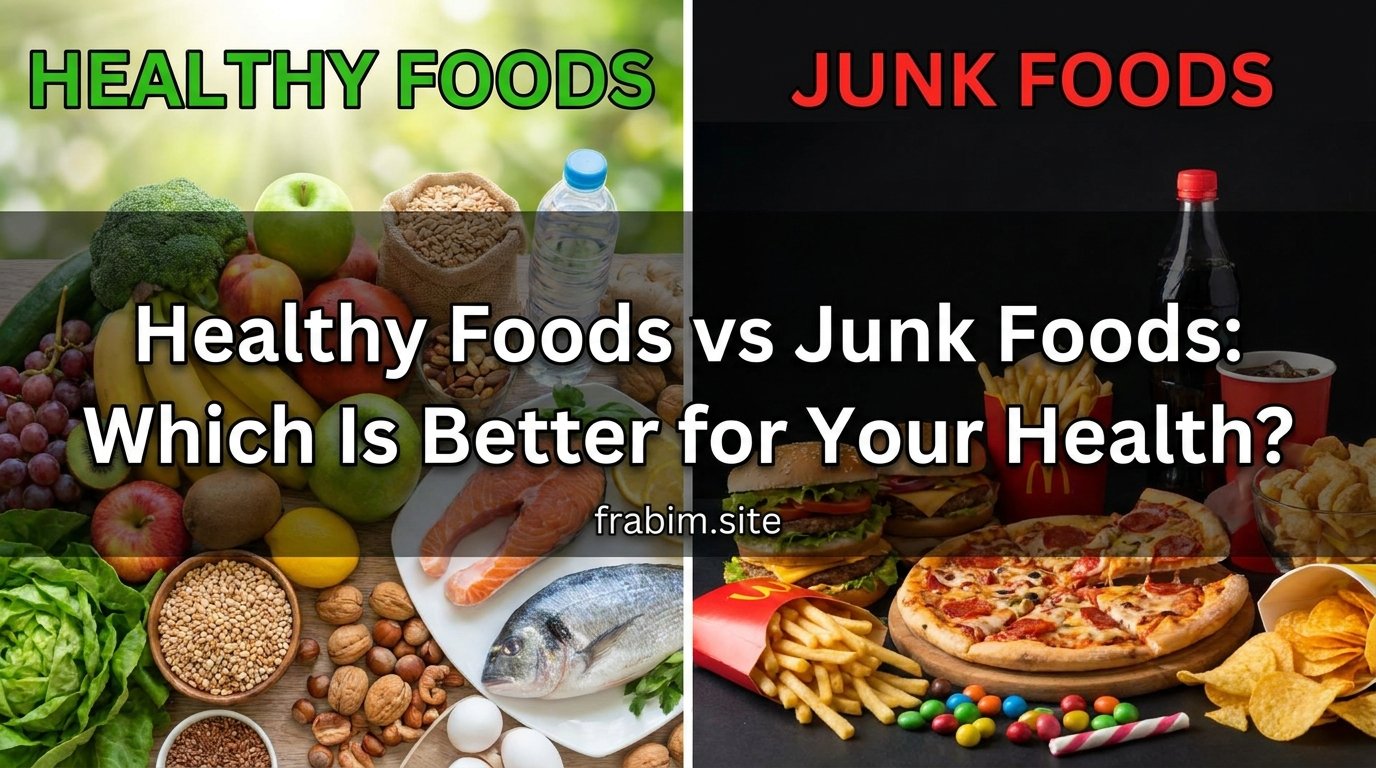 Healthy Foods vs Junk Foods: Which Is Better for Your Health?