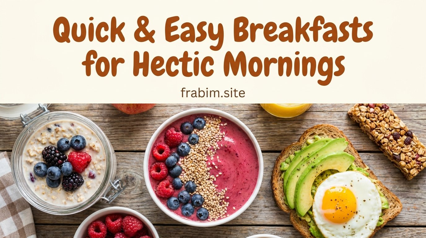 Quick & Easy Breakfasts for Hectic Mornings