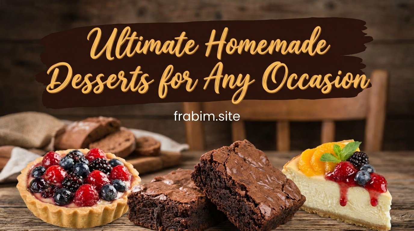Ultimate Homemade Desserts for Any Occasion